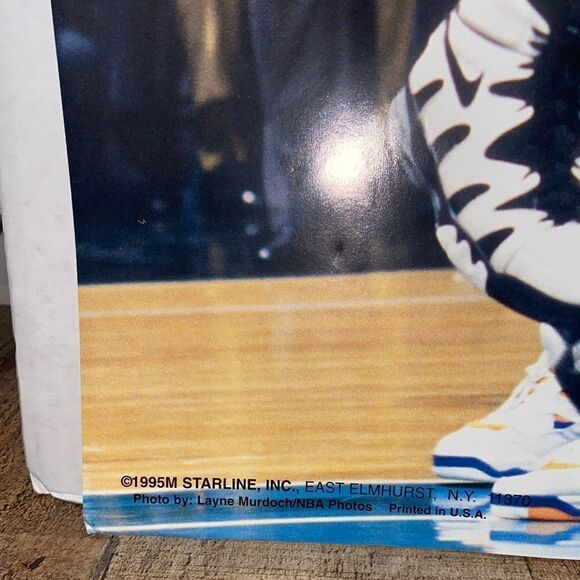 ROBINSON,SAN ANTONIO SPURS,NBA, RARE OFFICIAL LICENSED 1995 POSTER - Picture 12 of 14